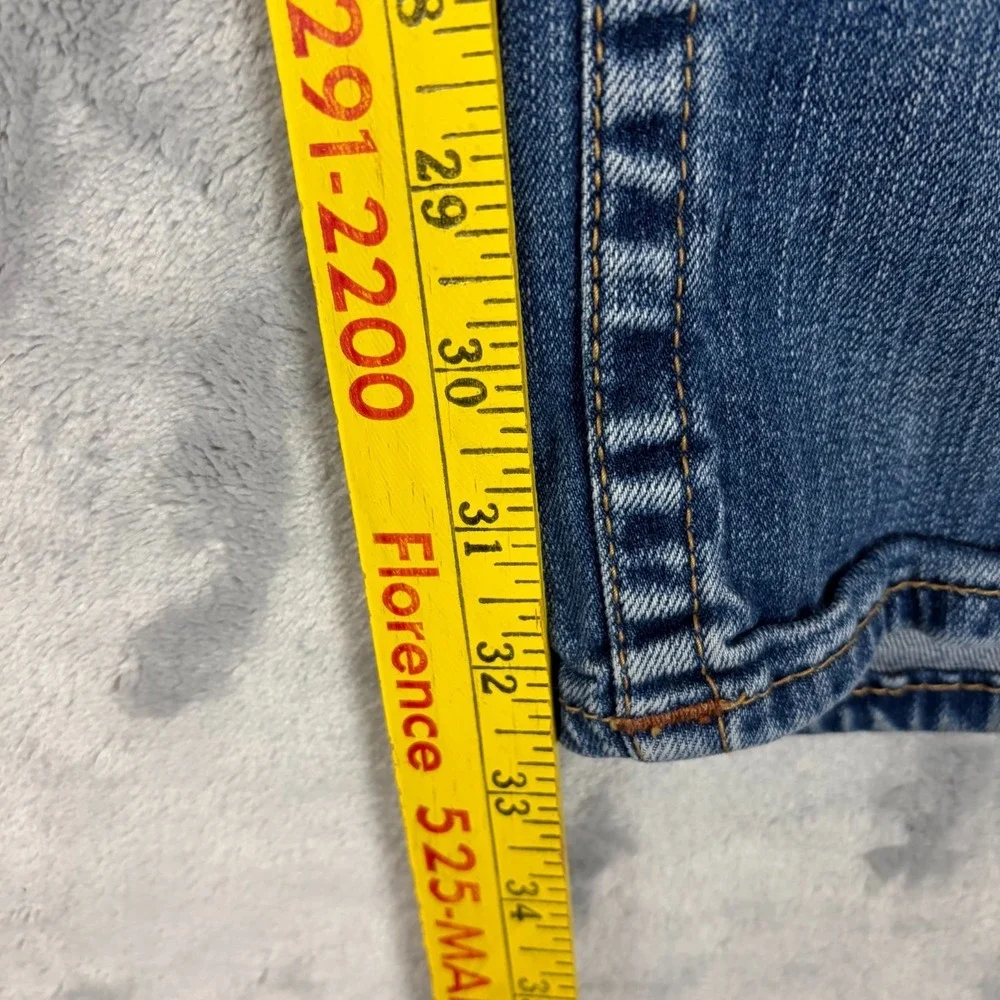 True Religion Men's Rocco Relaxed Skinny  Jeans Size 34x32 Blue jeans Flaps